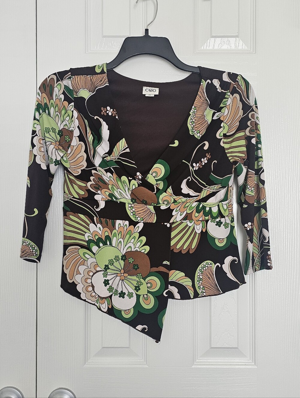 Floral V-Neck Blouse
